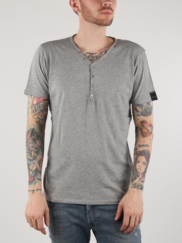Tričko Replay M3469 T-Shirts Šedá