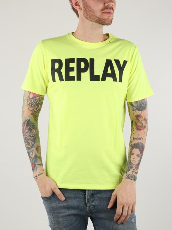 Tričko Replay M3471 T-Shirts Žlutá