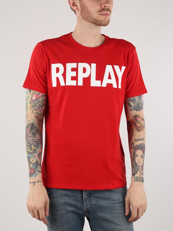 Tričko Replay M3471 T-Shirts Červená