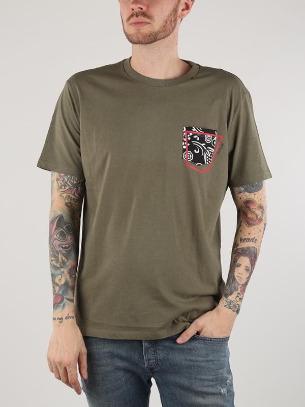 Tričko Replay M3472 T-Shirts Zelená