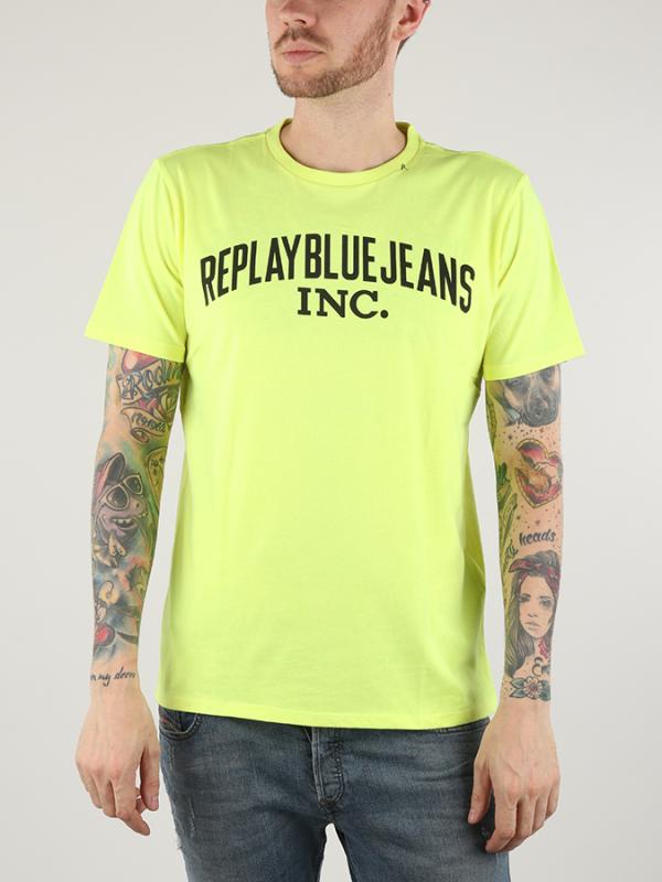 Tričko Replay M3479 T-Shirts Žlutá