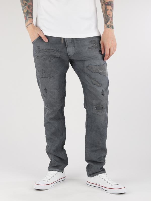 Jogg Jeans Diesel Krooley Cb-Ne Sweat Jeans Šedá