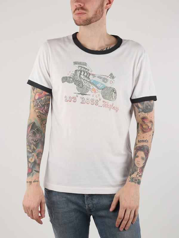 Tričko Replay M3518 T-Shirts Bílá