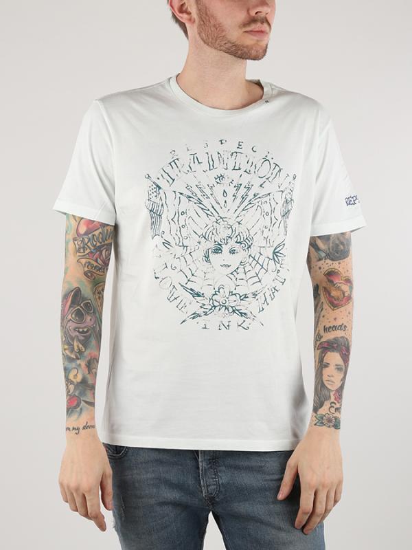Tričko Replay M3523 T-Shirts Bílá