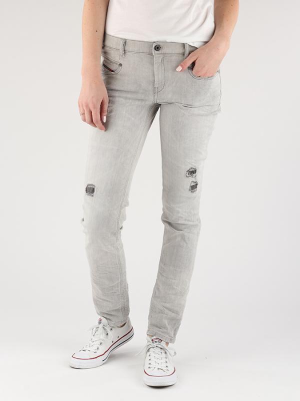 Džíny Diesel Belthy L.32 Pantaloni Šedá