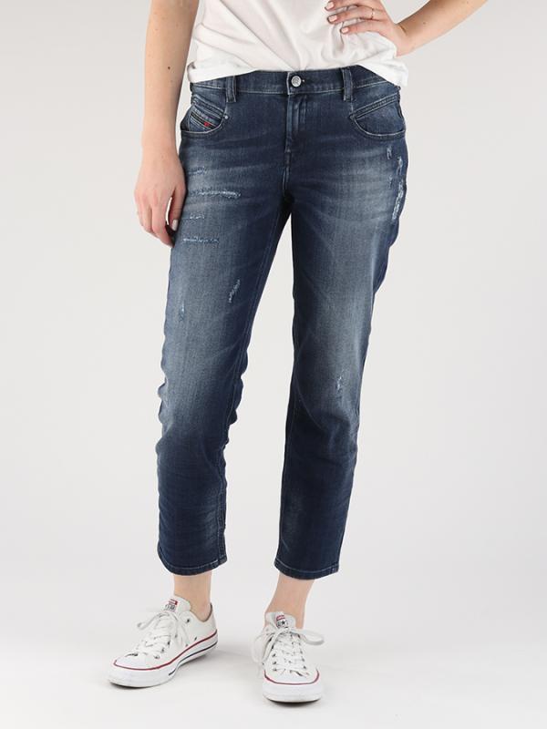 Džíny Diesel Belthy-Ankle L.32 Pantaloni Modrá
