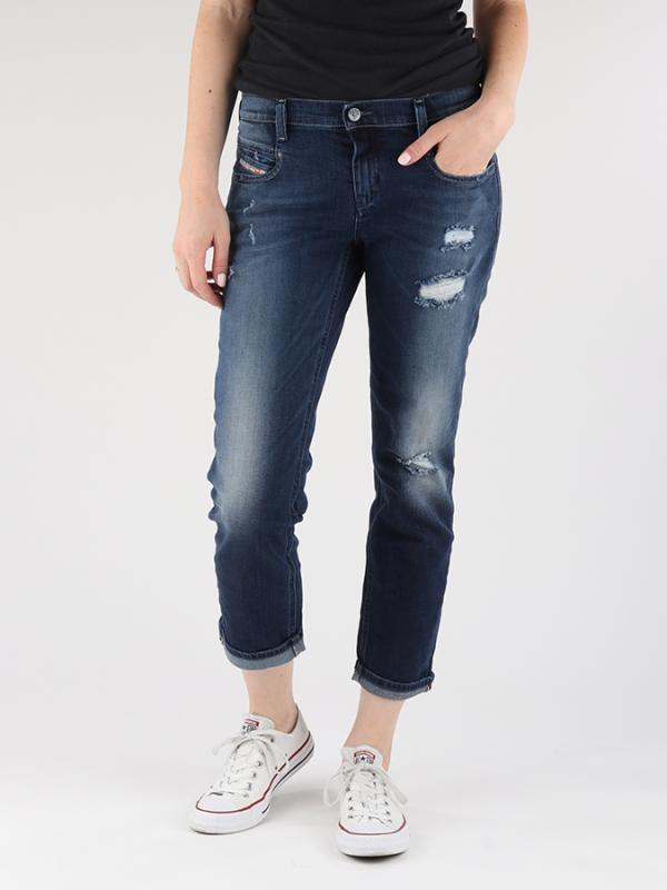 Džíny Diesel Belthy-Ankle L.32 Pantaloni Modrá