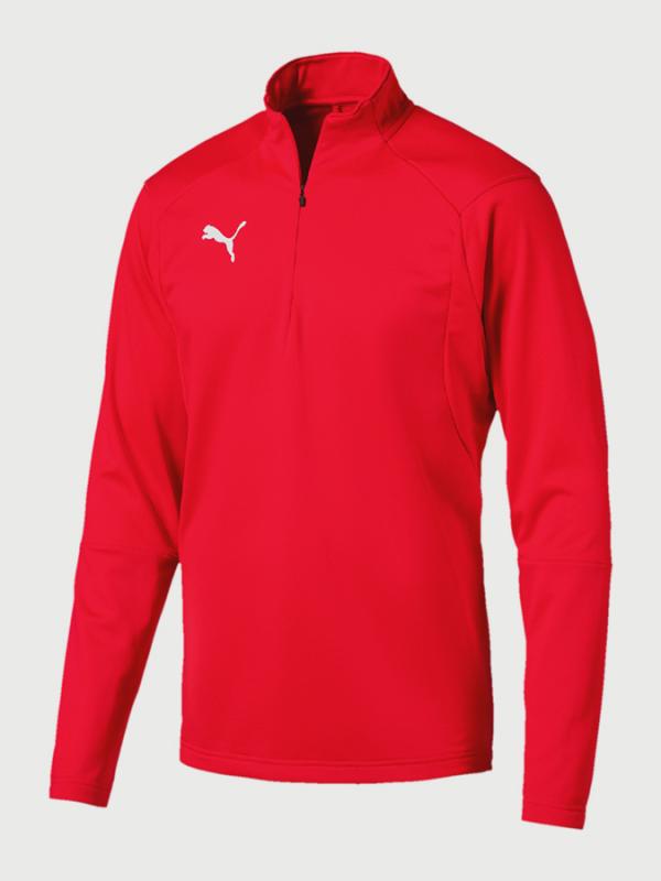 Tričko Puma Liga Training 1 4 Zip Top Bílá