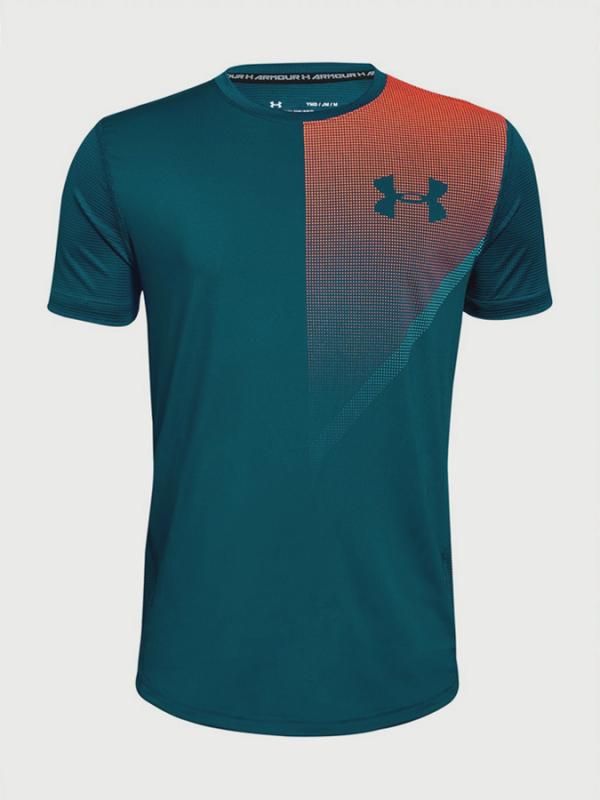 Tričko Under Armour Raid SS Tee Modrá