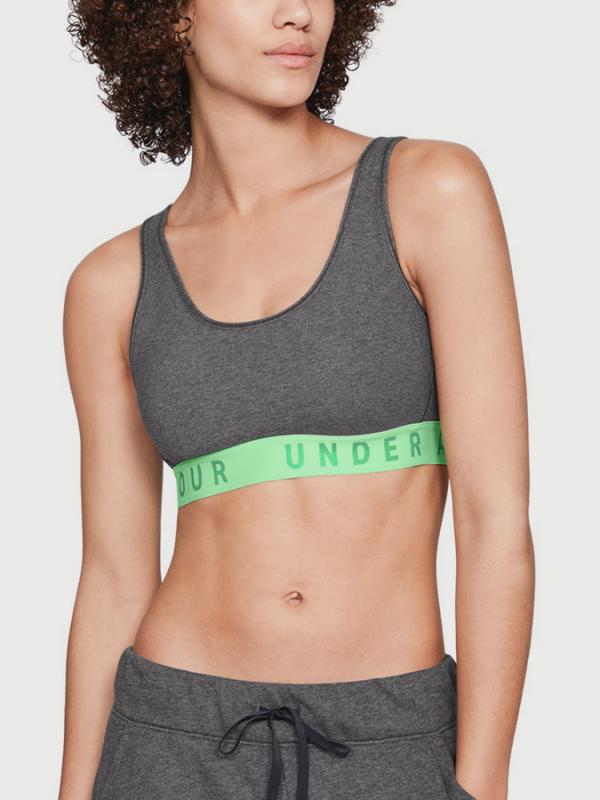 Podprsenka Under Armour Favorite Cotton Everyday Heather Bra Šedá