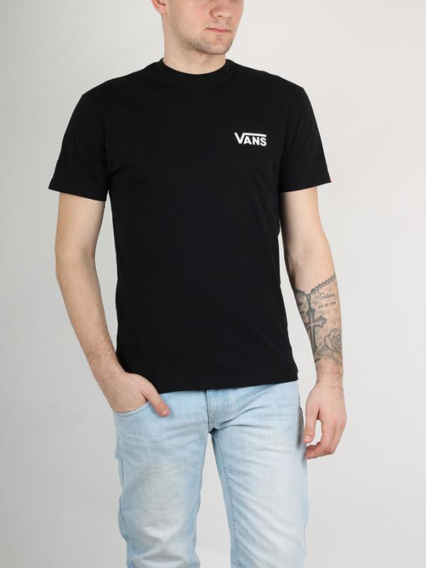 Tričko Vans Mn Left Chest Logo T Black Černá