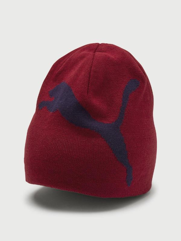Čepice Puma ESS Big Cat Beanie Červená