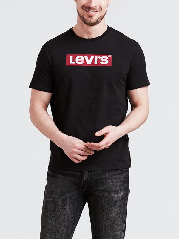 Tričko LEVI'S Graphic Set-In Neck 2 Černá
