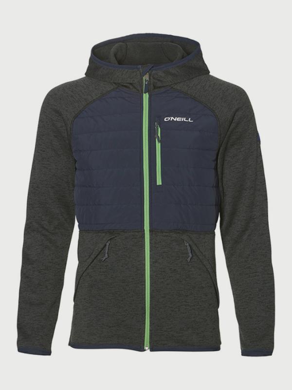 Mikina O´Neill PM Piste Hoodie Baffle Fleece Černá