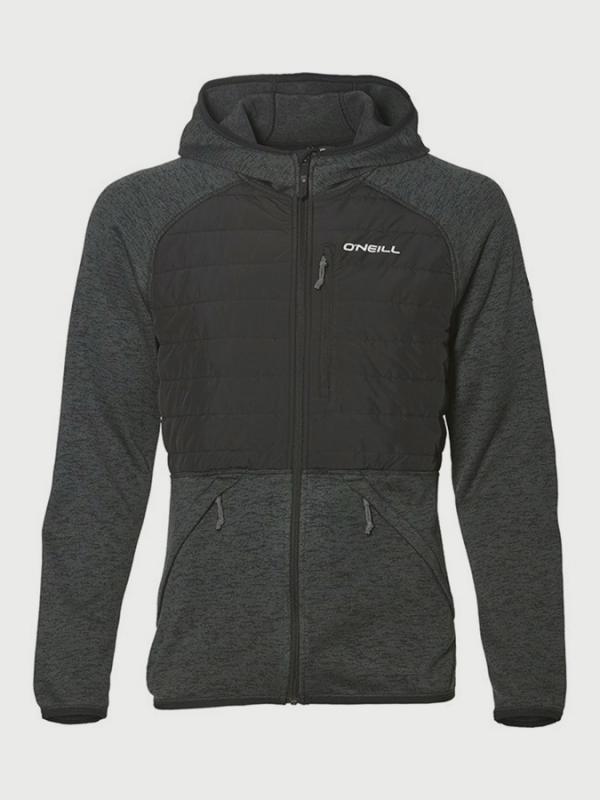 Mikina O´Neill PM Piste Hoodie Baffle Fleece Šedá