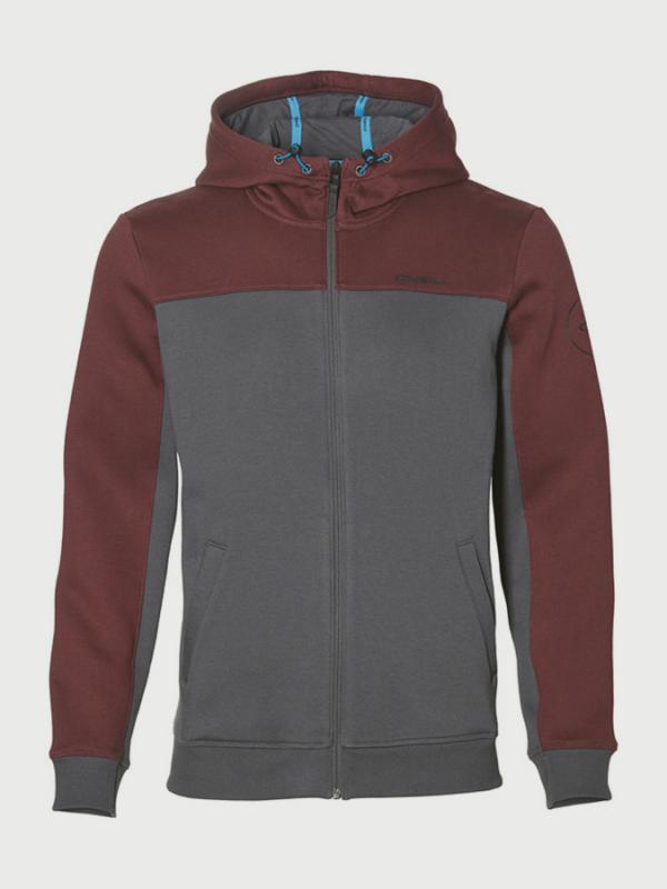 Mikina O´Neill LM Block Zip Hoodie Šedá