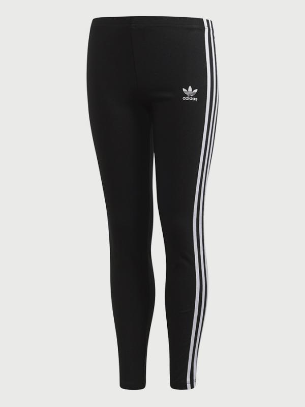 Legíny adidas Originals J 3Str Leggings Černá