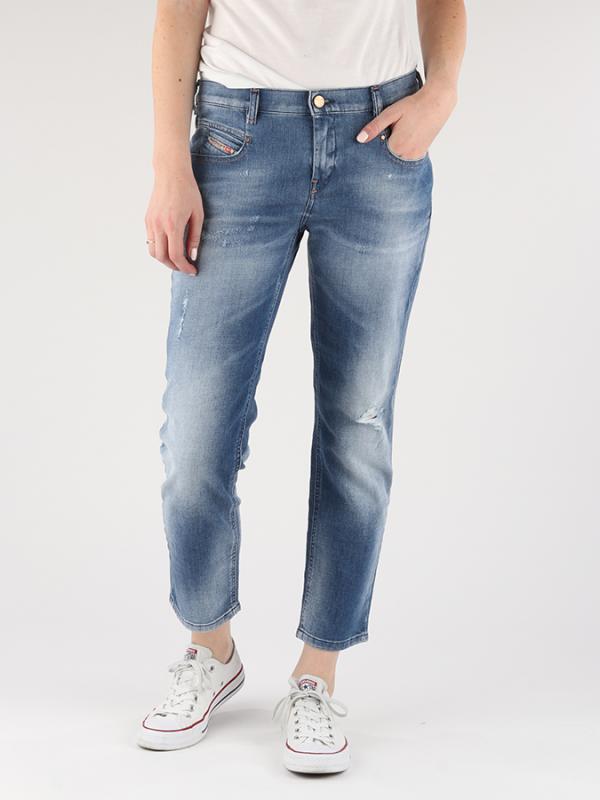 Džíny Diesel Belthy-Ankle L.32 Pantaloni Modrá