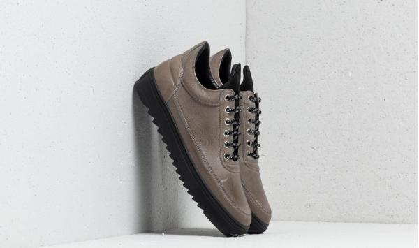 Filling Pieces Low Top Thick Ripple Wash Grain Dark Grey
