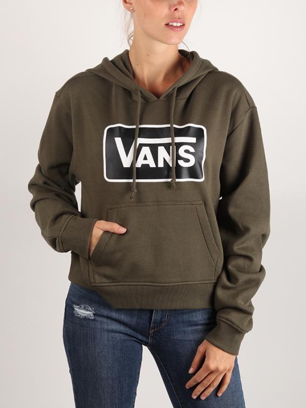Mikina Vans WM Boom Boom Hoodie Grape Leaf Zelená