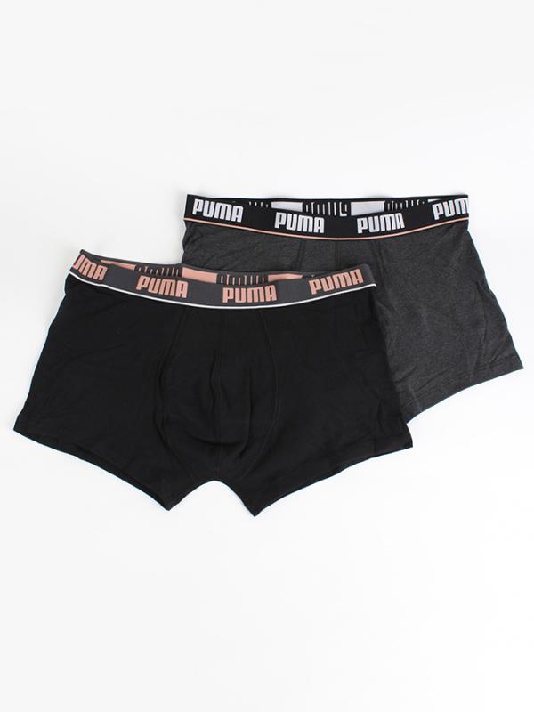 Boxerky Puma Basic Stripe Elastic Trunk 2 Pack Barevná