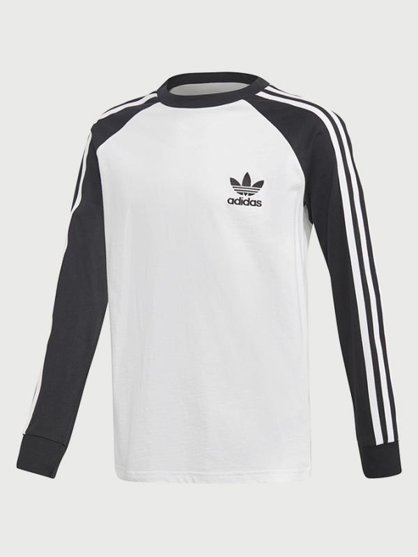 Tričko adidas Originals J Clfrn Ls Bílá