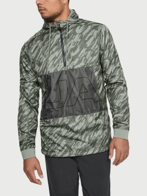 Bunda Under Armour Unstoppable Longline Anorak Zelená