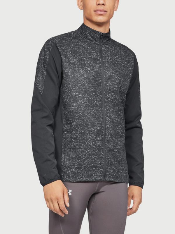 Bunda Under Armour STORM LAUNCH PRINTED JACKET Černá