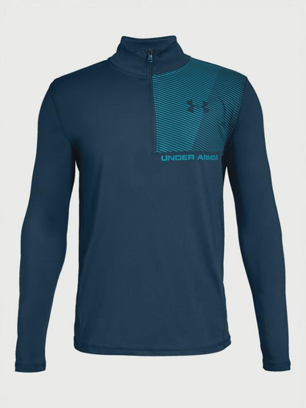 Mikina Under Armour Raid 1/4 Zip Modrá