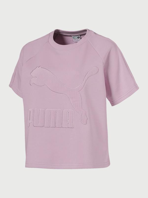 Tričko Puma Downtown Structured Top Oranžová