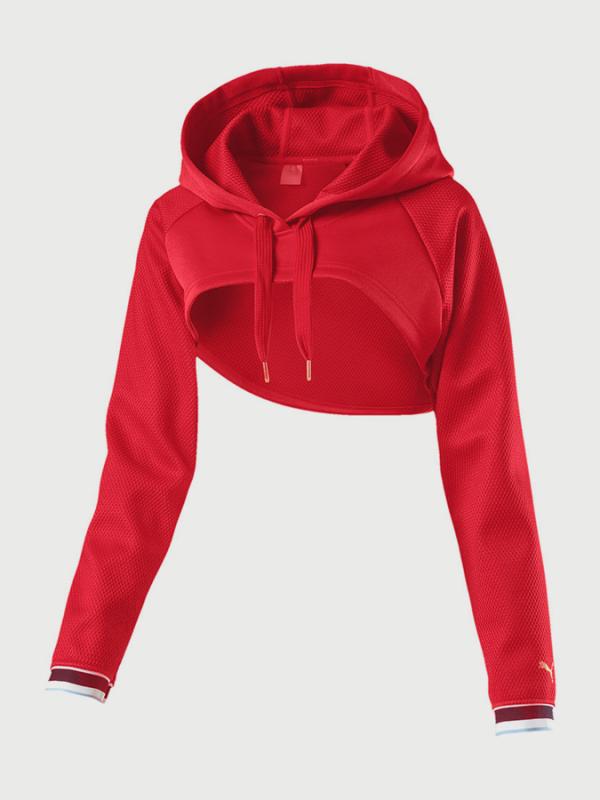Mikina Puma Varsity Cover Up Červená
