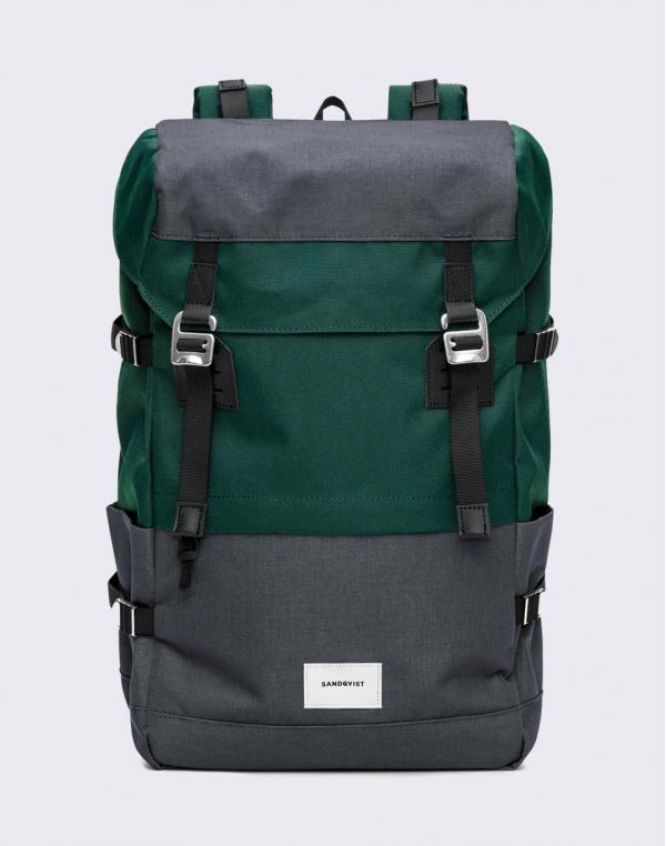 Sandqvist Harald Multi Deep Green/Dark Grey
