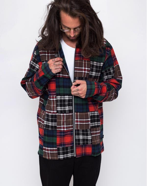Stüssy Patchwork Zip Up plaid L