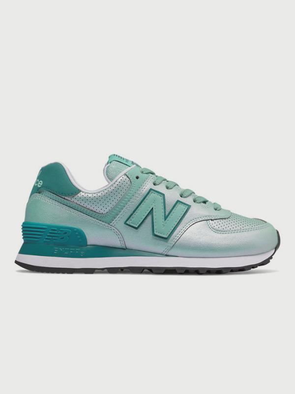 Boty New Balance WL574KSA Stříbrná