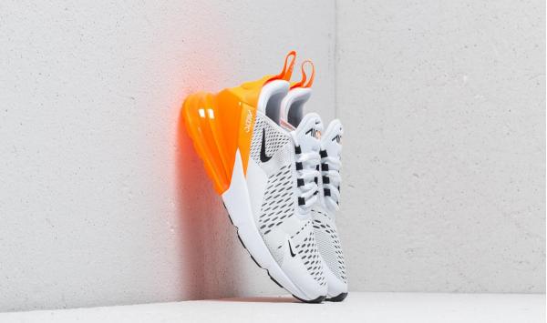Nike W Air Max 270 White/ Black-Total Orange