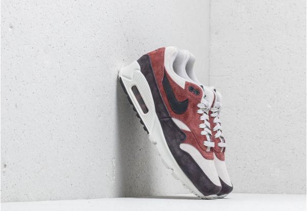 Nike W Air Max 90/ 1 Red Sepia/ Oil Grey-Vast Grey