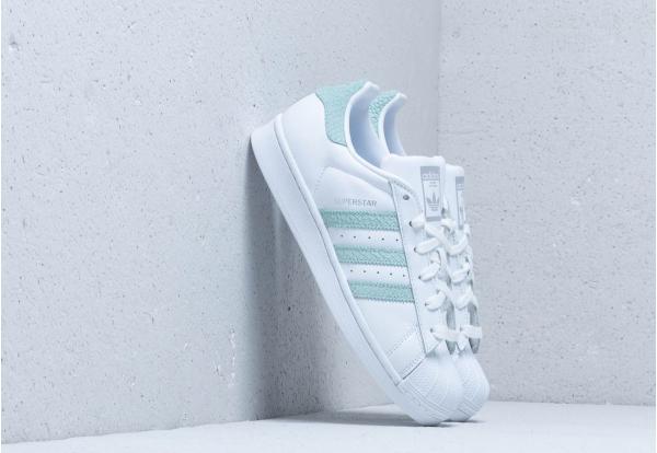 adidas Superstar W Ftw White/ Ash Green/ Silver Metallic