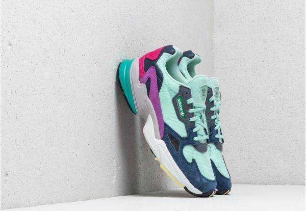 adidas Falcon W Clear Mint/ Clear Mint/ Collegiate Navy