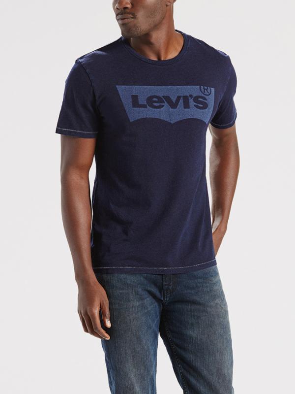 Tričko LEVI'S Housemark Graphic Tee Hm Laser Indigo Modrá