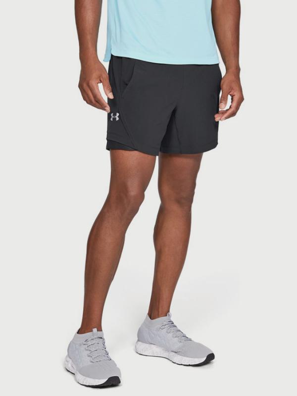 Kraťasy Under Armour Speedpocket Linerless 6 Short Černá