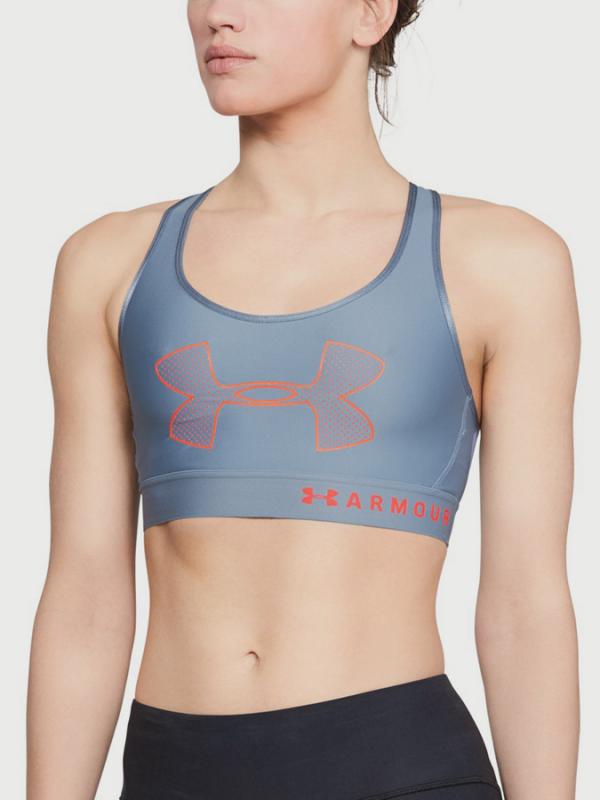 Podprsenka Under Armour Mid Graphic Modrá