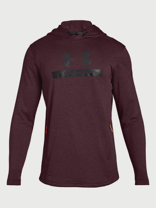 Mikina Under Armour MK1 Terry Graphic Hoodie Červená