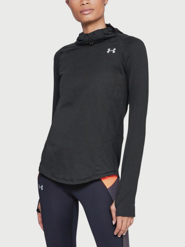 Tričko Under Armour Swyft Funnel Hoodie Černá