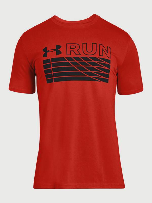 Tričko Under Armour Run Track Graphic Červená