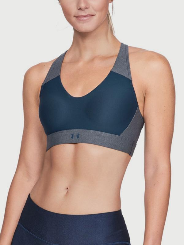 Podprsenka Under Armour Vanish Mid Metallic Bra Modrá