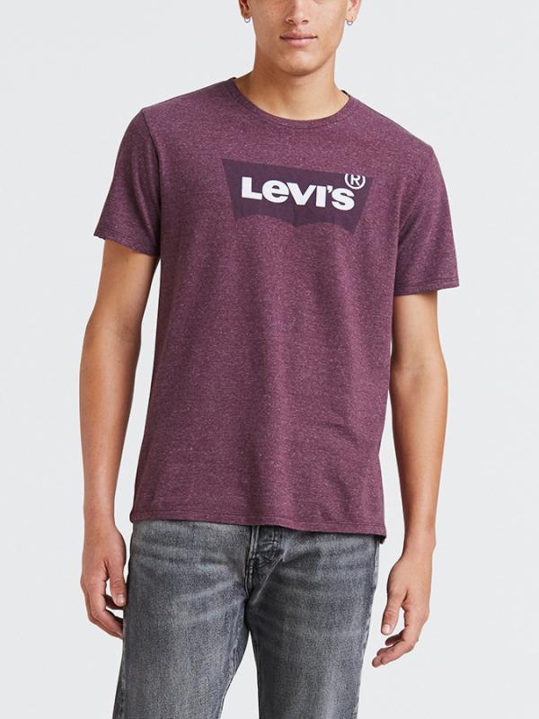 Tričko LEVI'S Housemark Graphic Tee Hm SSNL Tonal Flo Červená