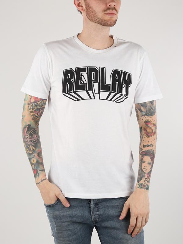 Tričko Replay M3482 T-Shirts Bílá