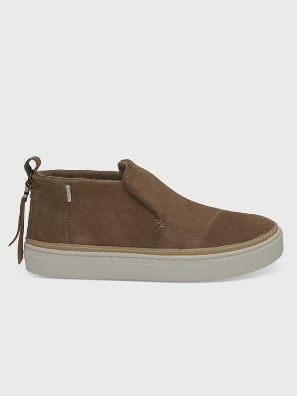 Boty Toms Dark Amber WR Suede Hnědá