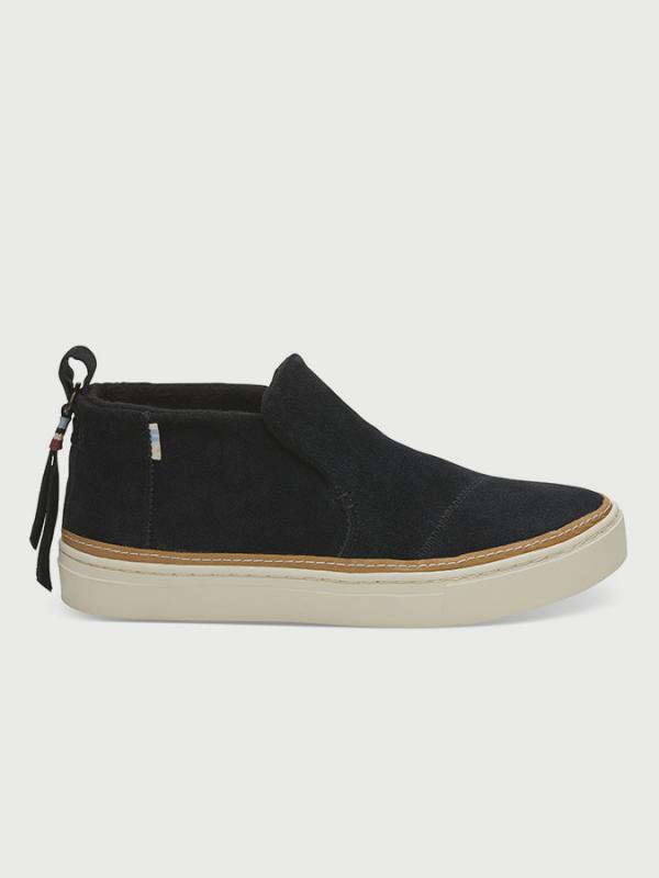 Boty Toms Black WR Suede Černá