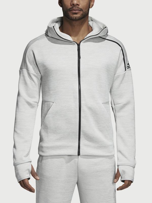Mikina adidas Performance M Zne Hd Fr Bílá